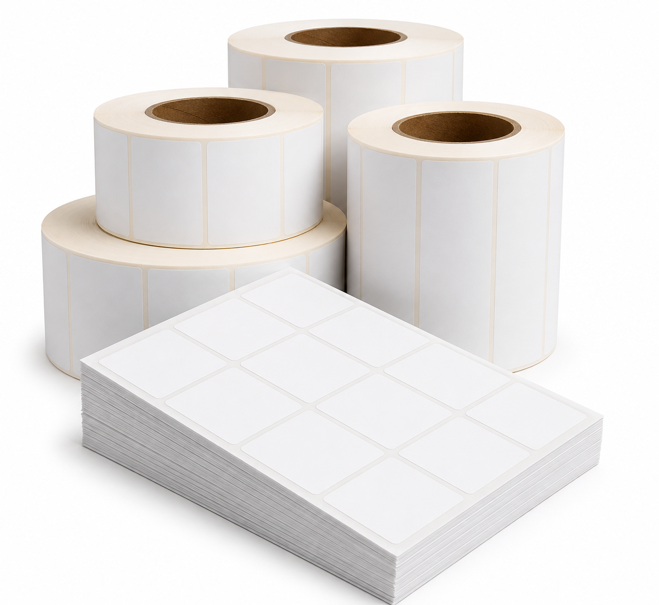 Thermal label rolls
